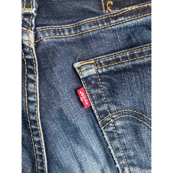 Levi's 529 Curvy Bootcut Jeans Women’s 27×33 Dark Wash Mid-Rise (Discontinued) - Picture 4 of 8